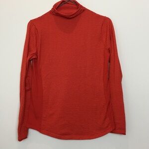 Duluth Trading Co orange Striped Top size medium
